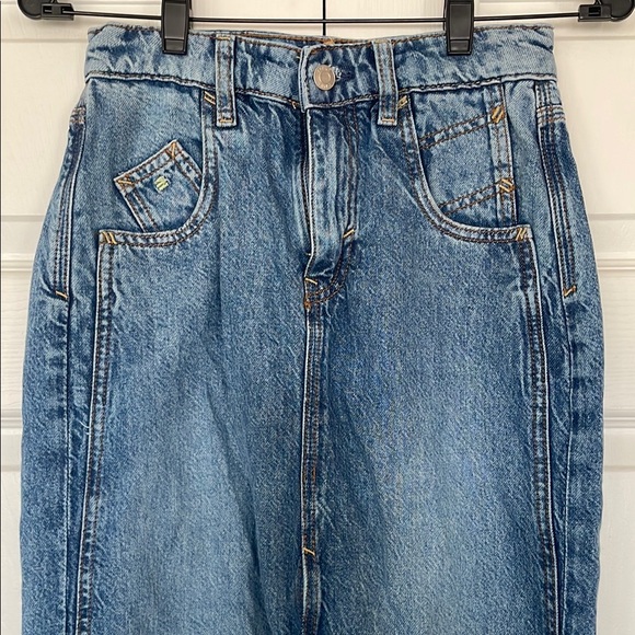 Esprit Blue Denim Skirt #119 - Picture 11 of 11